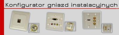 gniazda instalacyjne audio i video